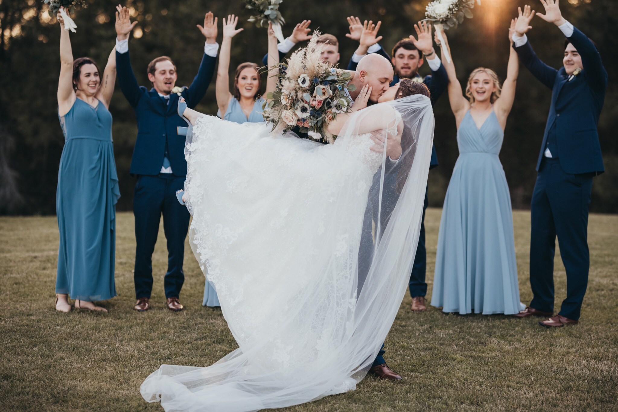 Tyler Tx Blue Wedding Flowers